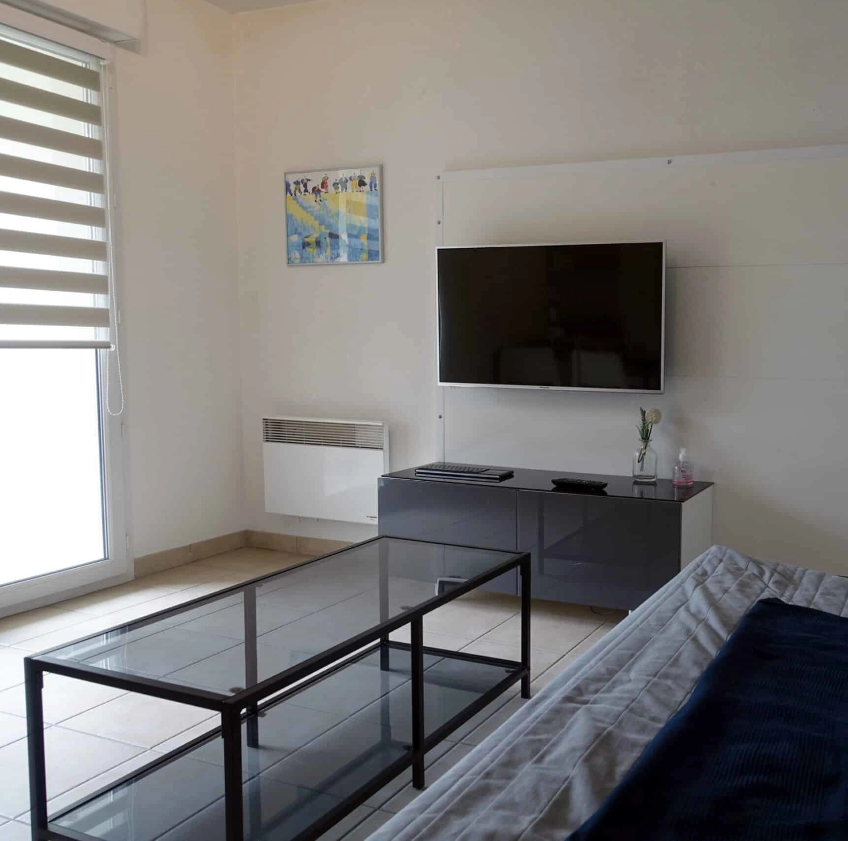 Salle de bain avec WC location étudiante Quimper